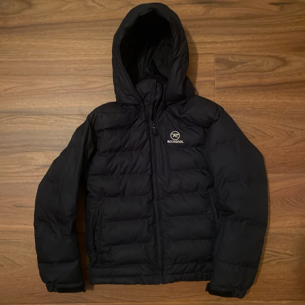 Rossignol women’s size 12 Black Puffer Jacket